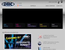 Tablet Screenshot of dmcgroup.com.br